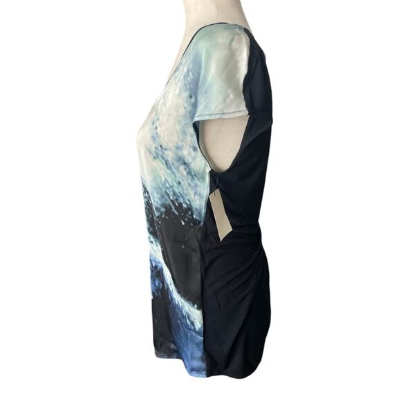 New Trouve Ocean Mystery Cap Sleeve Top S - Picture 3 of 10